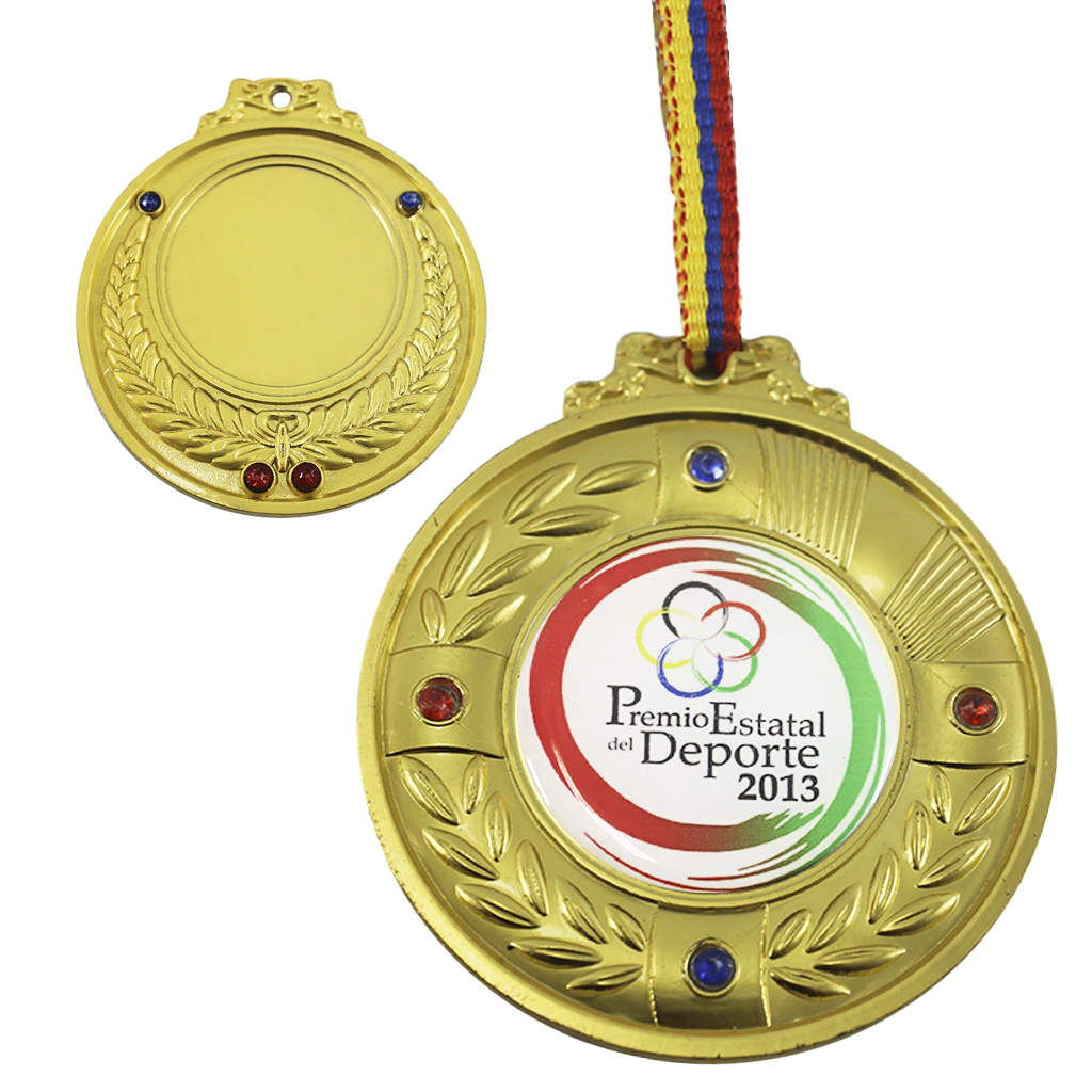 Medalla de premiación Piedras Metalica