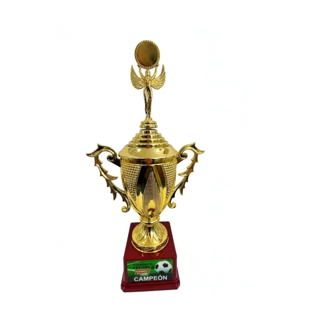 Trofeo de Fútbol Dorado con figura 39cm