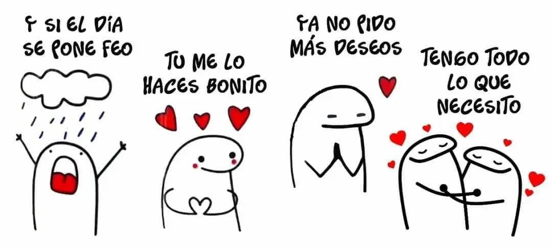 Mockup 3D de mug de cerámica con diseño de Flork y la frase Ya no pido más deseos para regalo de Amor y Amistad.